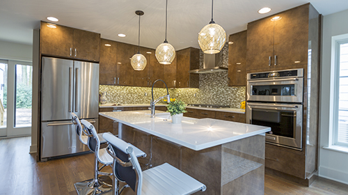 Home builder kitchen renovation with GreenRose Enterprises